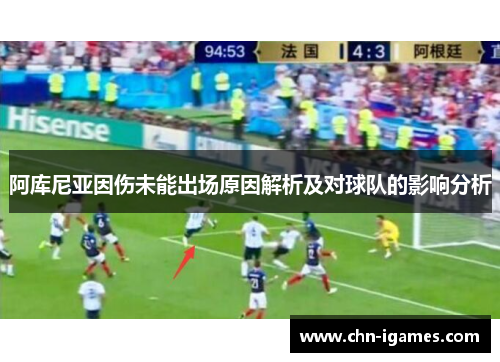 阿库尼亚因伤未能出场原因解析及对球队的影响分析