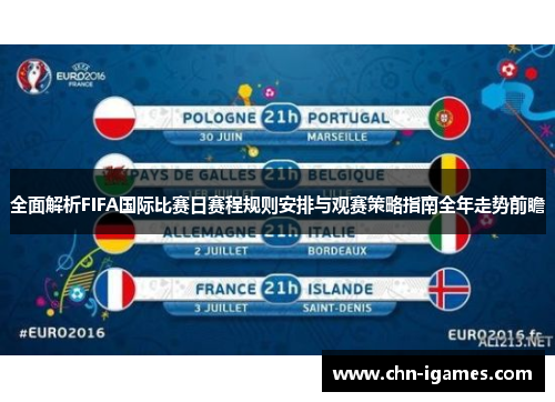 全面解析FIFA国际比赛日赛程规则安排与观赛策略指南全年走势前瞻